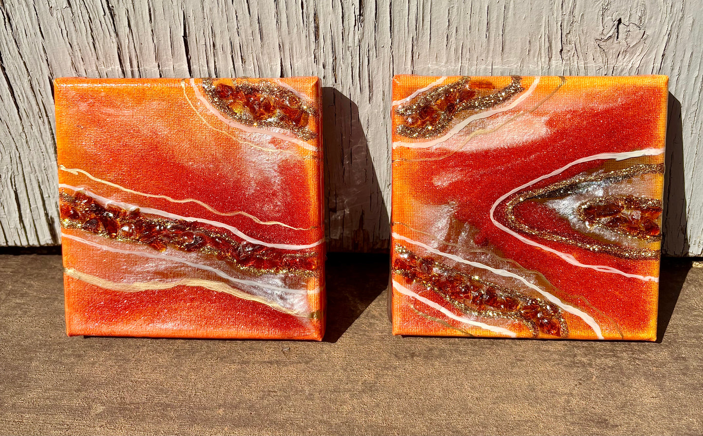 “Rise from the Ashes” Canvas Duo