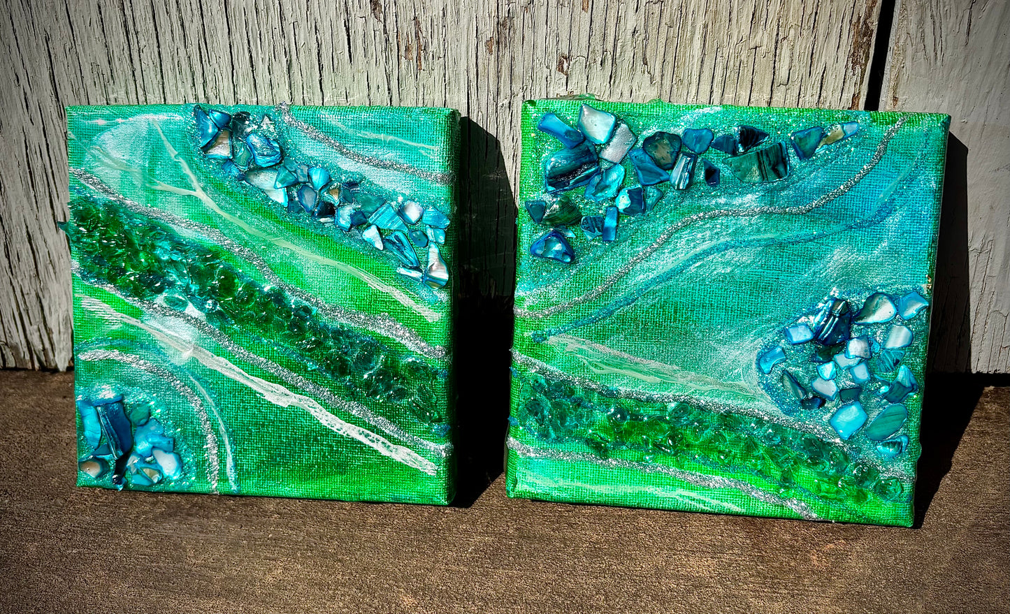 “Mother Earth” Canvas Duo