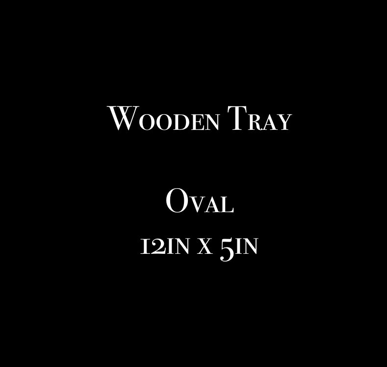 Oval Wooden Trays