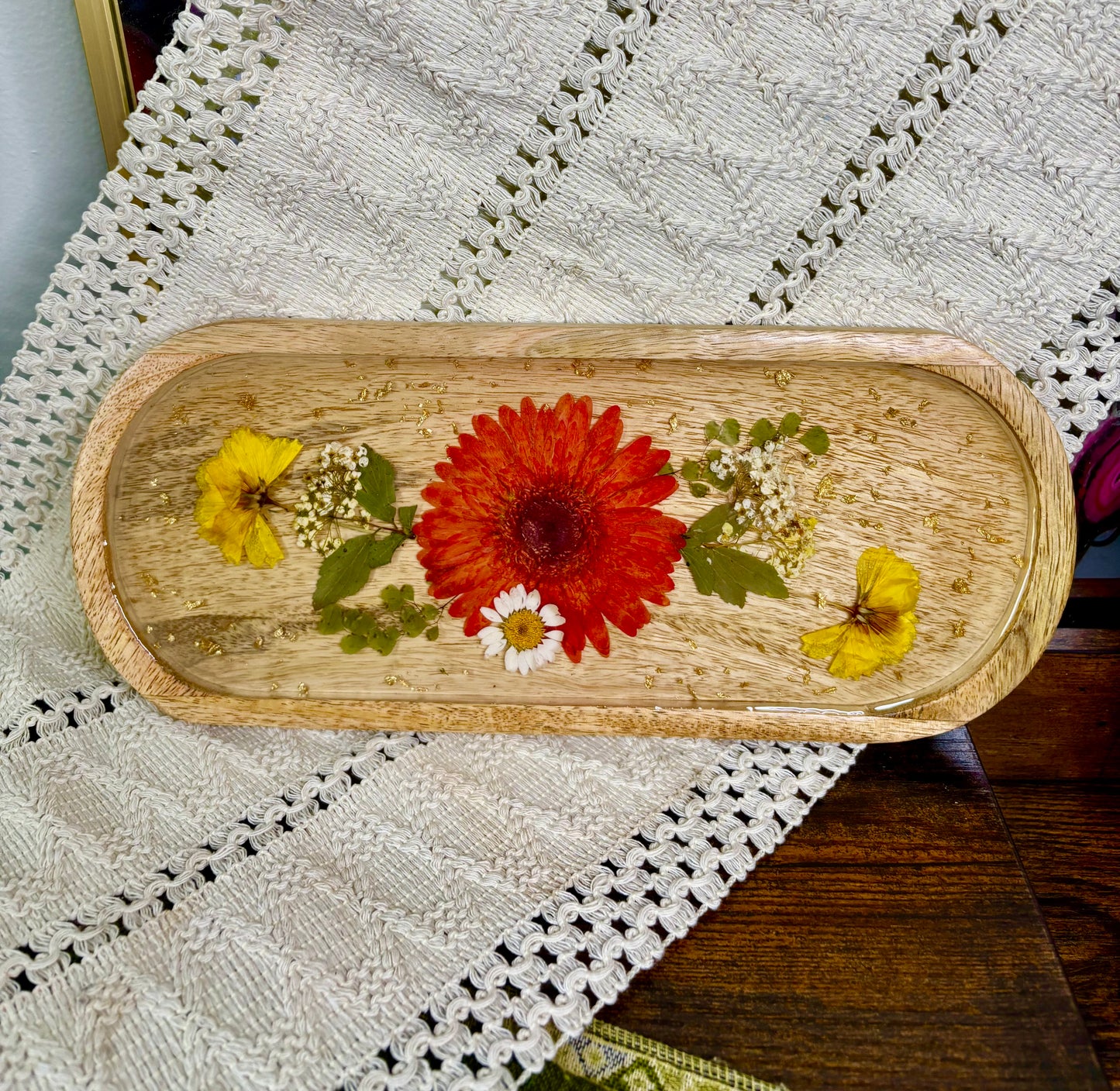 Oval Wooden Trays