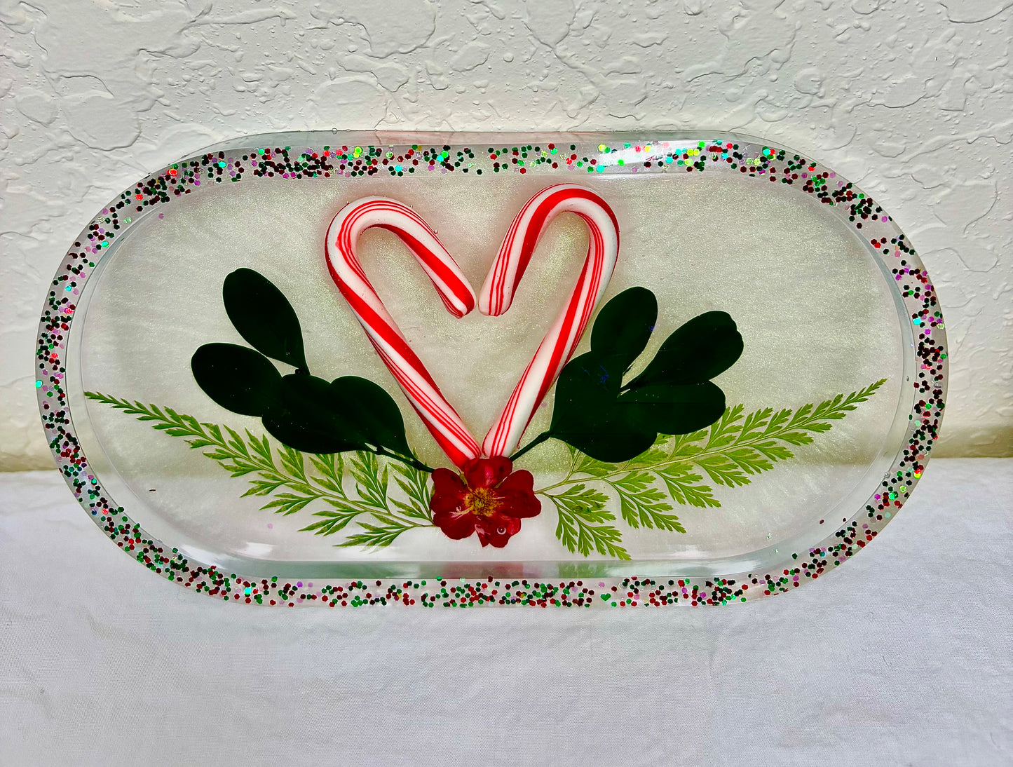 Winter Wonderland Oval Catch All Tray