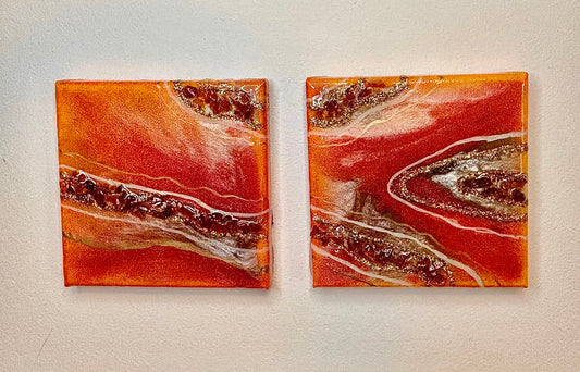 “Rise from the Ashes” Canvas Duo