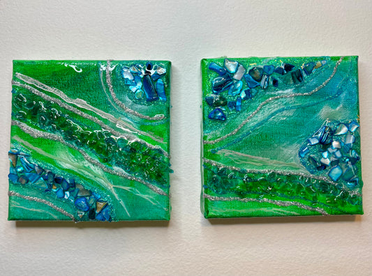“Mother Earth” Canvas Duo