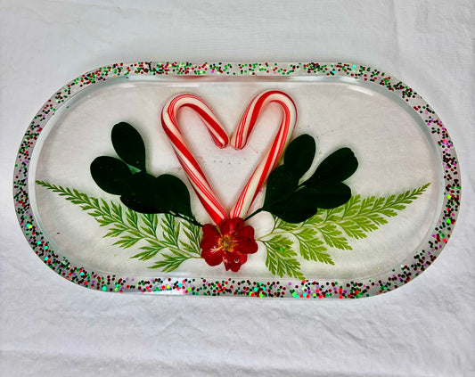 Winter Wonderland Oval Catch All Tray